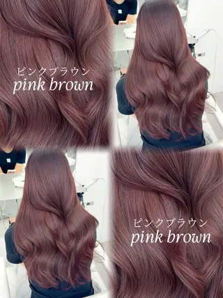 ロング カラー 足立 遥奈のヘアスタイル