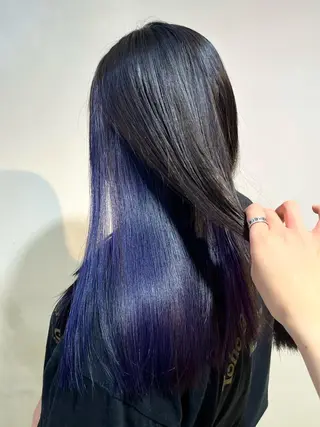 ロング カラー 田中 沙羅のヘアスタイル