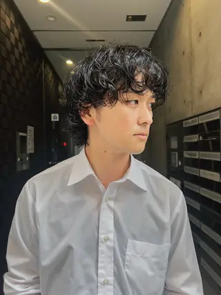 パーマ メンズ 大阪メンズハイトーン /スパイキー/RAIのヘアスタイル