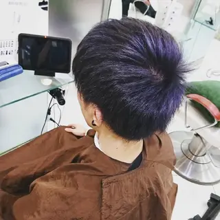 ショート メンズ カラー 🐺一ノ瀬 凌 / デザインウルフ🐺のヘアスタイル