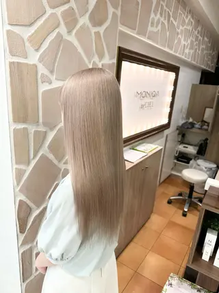 ロング カラー ヘアアレンジ MONIQA所属・🐲RYUKI メンズブリーチのヘアスタイル