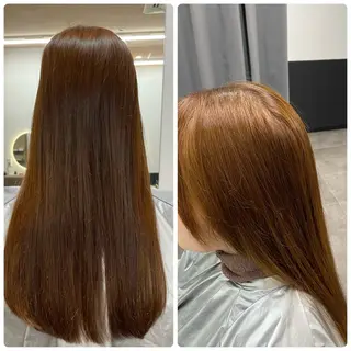 ロング カラー 石川 晴那のヘアスタイル