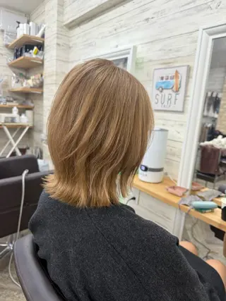 ミディアム カラー 北沢 隆のヘアスタイル