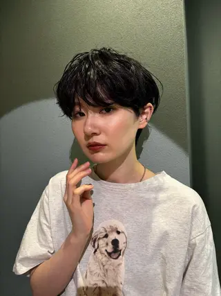 ショート Mon/ショート/パ ーマのヘアスタイル