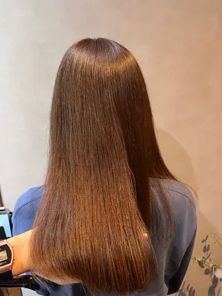 セミロング 透明感カラー/パーマ 🌀アオノのヘアスタイル