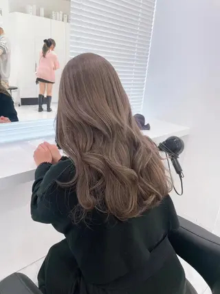 カラー 🌿赤み消しうる艶 🌿透明感カラー🌿のヘアスタイル