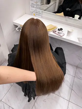 ロング カラー 🤍レイヤーカット/ ベージュヘア🤍のヘアスタイル