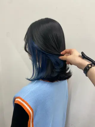 ミディアム 韓国レイヤー/ヘア カラー🎀ayamiのヘアスタイル