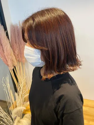 ショート カラー 🌼ハイライト透明感 🌼maiのヘアスタイル