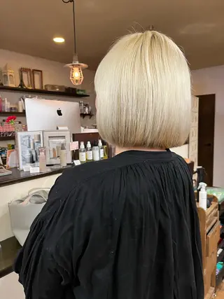 ショート Un Fleur所属・立野 希沙のヘアスタイル