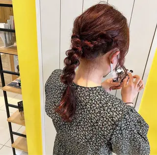 ロング インナーカラー /ヘアメ じゅんのヘアスタイル