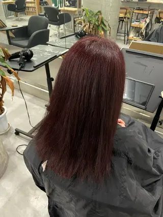 セミロング カラー Kotoko🖤/海 外/バレイヤージュのヘアスタイル