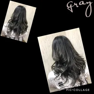 セミロング カラー ヘアサロンオスカー 岸和田蛸地蔵店のヘアスタイル