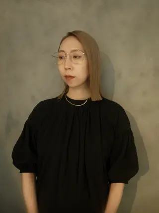 ミディアム カラー 229所属・maki @pullnocのヘアスタイル