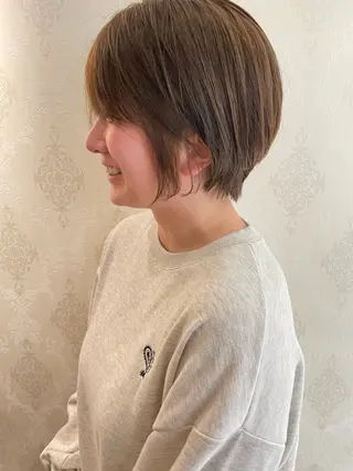 ショート カラー 鶴岡で縮毛矯正なら お任せ！ハヤシナオミのヘアスタイル