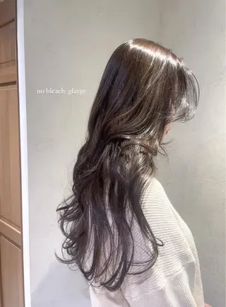 ロング カラー 透明感カラー/韓国 レイヤーmomokaのヘアスタイル