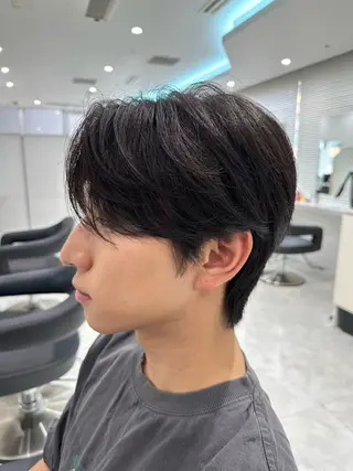 カラー メンズ 🐺メンズパーマ マッシュ　あさひ🐺のヘアスタイル