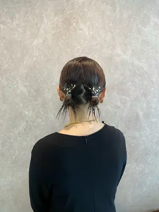 ミディアム ヘアアレンジ belle / anna🎀のヘアスタイル
