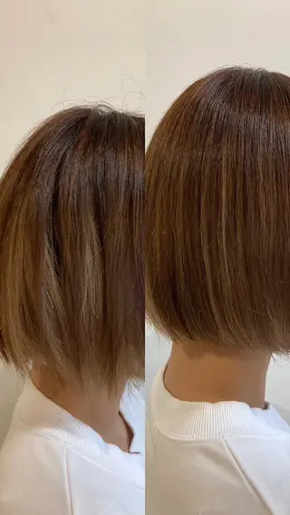 ショート 半澤 亜実🪐/縮毛矯正のヘアスタイル