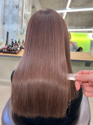 ロング カラー RUI⚪️艶髪 ⚪️髪質改善のヘアスタイル