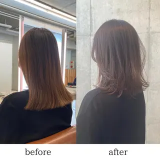 ミディアム 💎ボブ/似合わせの 達人/縮毛矯正/畔上のヘアスタイル