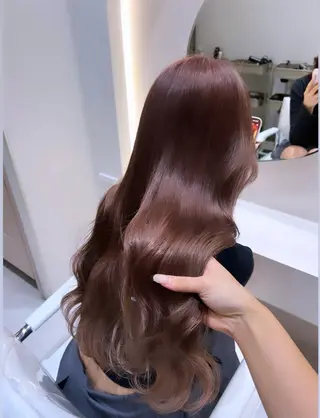 カラー Zina河原町店 momokaのヘアスタイル