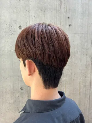 ショート パーマ メンズ カルマパーマ韓国ヘア shiryuのヘアスタイル