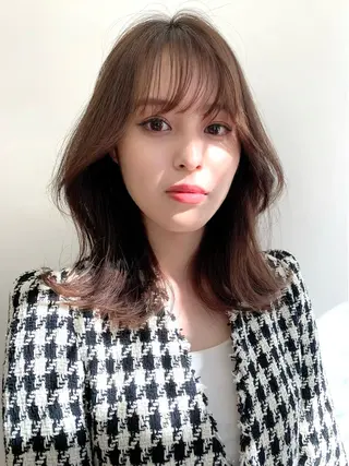 ミディアム カラー 鈴木 一貴のヘアスタイル