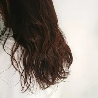 ヘアアレンジ パーマ カラー ロング かわい ゆうな 髪質改善/縮毛矯正のヘアスタイル