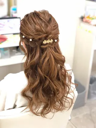 ヘアアレンジ laera 佐藤のヘアスタイル