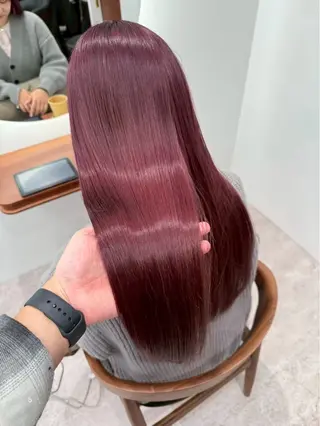 カラー 立川駅/ワンカラー ブリーチなしカラー/のヘアスタイル