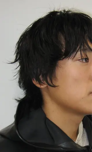 ミディアム パーマ メンズ メンズスタイリスト リュウジのヘアスタイル