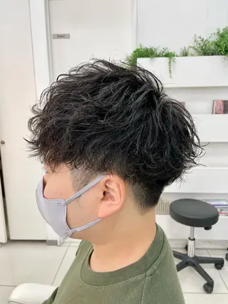 メンズ 竹下 勝也のヘアスタイル
