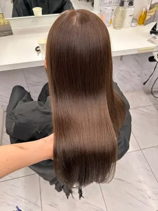 ロング カラー 🤍レイヤーカット/ ベージュヘア🤍のヘアスタイル