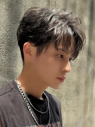 パーマ メンズ NO.1メンズパーマ メンズ特化　萱原大幹のヘアスタイル