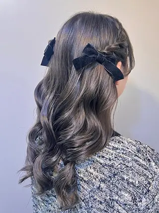 ヘアアレンジ 🤍ヘアセット.ヘア アレンジ湯山詩織🤍のヘアスタイル