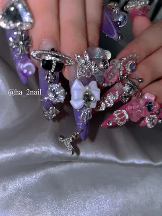 ネイル NAIL and EYELASH ALPHA.所属・ALPHA. 姫繇のネイルデザイン
