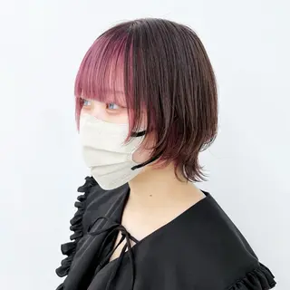 ショート カラー ヘアアレンジ 大橋 拓巳のヘアスタイル