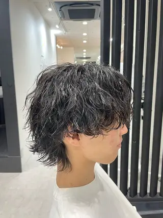 ショート パーマ メンズ メンズカット/ マッシュ/颯太のヘアスタイル