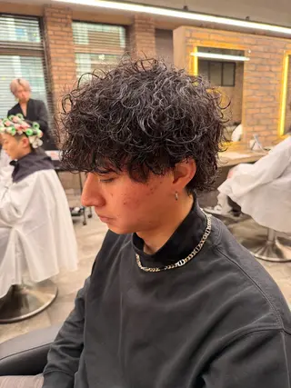 ミディアム メンズ特化 水口湧太のヘアスタイル