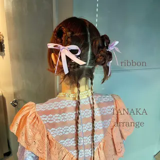 ヘアアレンジ charm《銀座》 ヘアセット/縮毛矯正のヘアスタイル