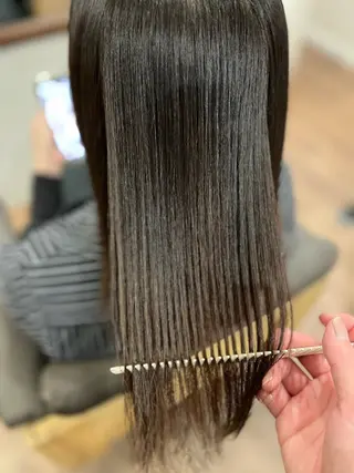 セミロング ヘアーサロンちゅらさん所属・多嘉山 朝博のヘアスタイル