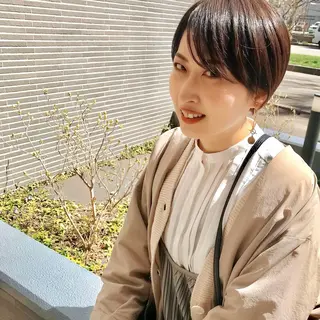 ショート ママ美容師 ＊ヒマワリのヘアスタイル