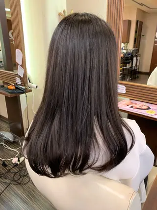 ロング カラー 高松 歩のヘアスタイル