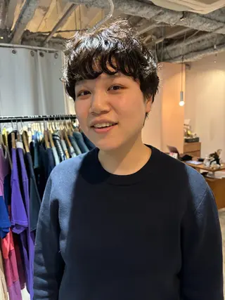 ショート カラー パーマ Hayashi Shioriのヘアスタイル