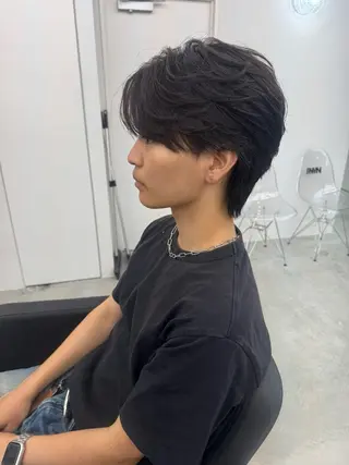 パーマ メンズ カット/メンズ パーマ/夢翔のヘアスタイル