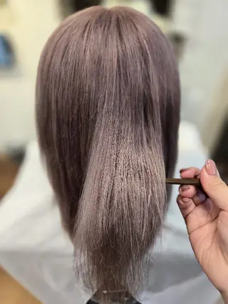 ミディアム 透明感カラー/ ツヤ髪 石田のヘアスタイル