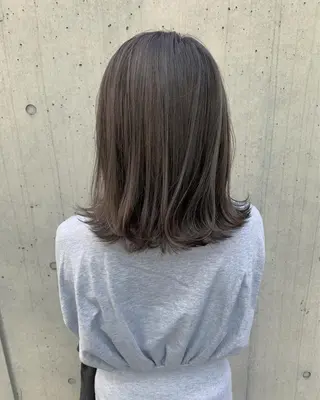 ミディアム カラー パーマ ヘアアレンジ メンズ マツエク・マツパ アイブロウ beauty: beast 中目黒店のヘアスタイル