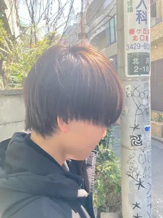 カラー メンズ 佐藤 健のヘアスタイル