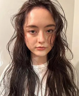 ロング カラー sano rikitoのヘアスタイル